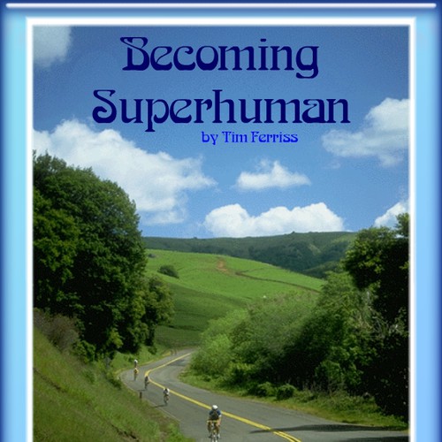 "Becoming Superhuman" Book Cover Diseño de Daniel D D