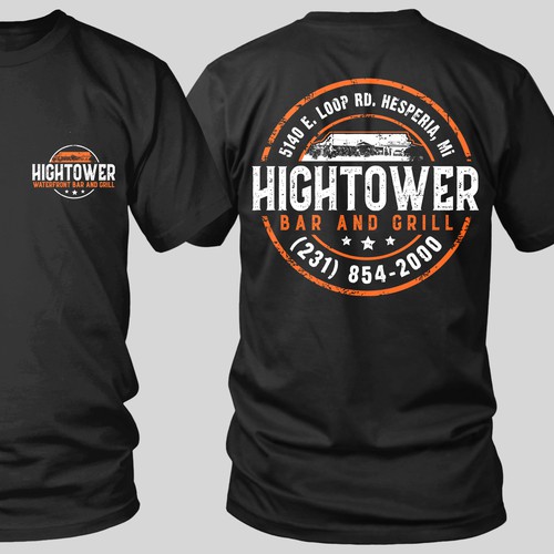 Best F*uc!ng T-shirt Design for Hightower Bar & Grill Ever ! Design by erwinubaldo87