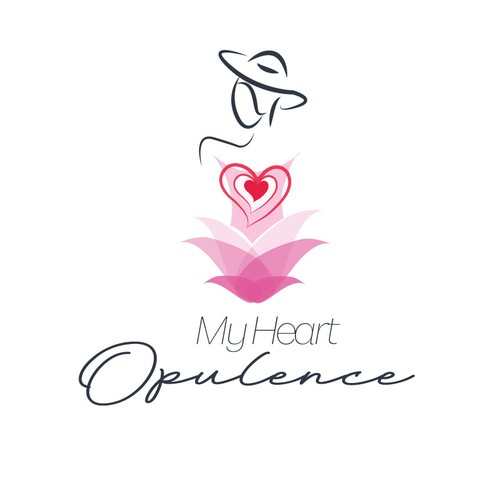 Intricate Realistic Lifelike Logo for Heart & Breast Cancer