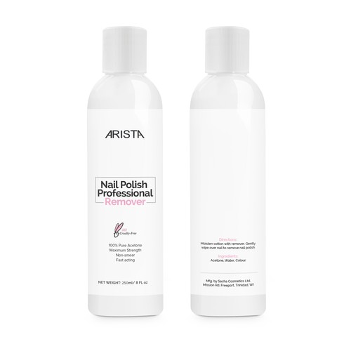 Arista Nail Polish Remover Design by DesignSBS