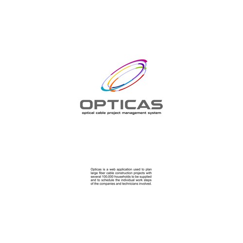 Logo for a web application to manage fiber cable construction projects Design by Insan_M