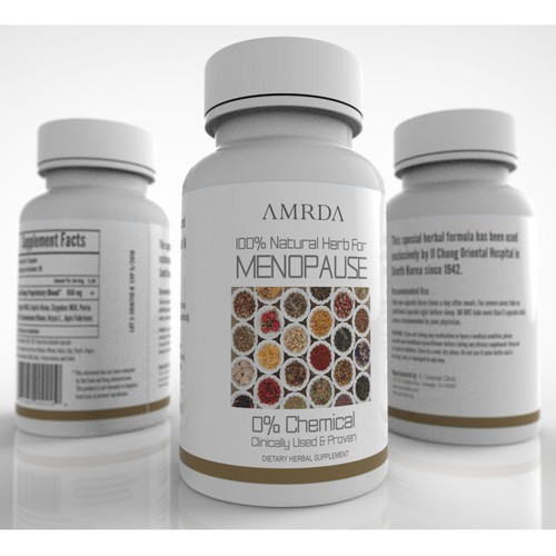 Create a Eye-Catching modern and clean label for Health Supplements Design by i•d•a•d