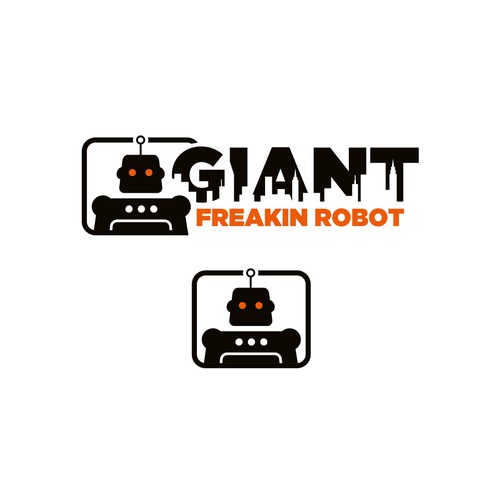 Minimalist, Classy Giant Robot Logo Wanted Diseño de TJCD