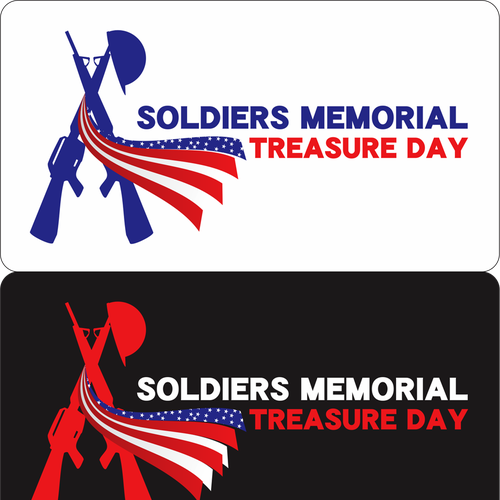 Design by HanZee! titled "Help Soldiers Memorial Treasure Day with a logo "