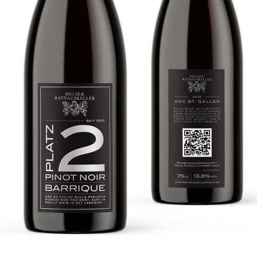 Design the label of an exclusive wine for our new inspiring wine bar Réalisé par ADD778