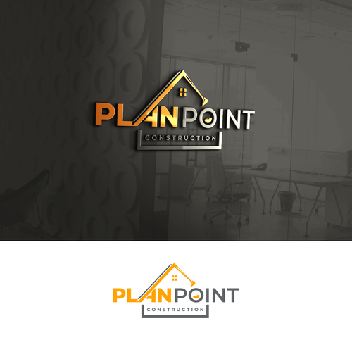 PlanPoint Construction Logo Needs A Remodel Design by iamJ