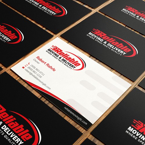 Business Card Design for Moving Company Diseño de Felix SH