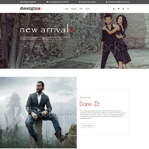 Web page design contest entry by WebDecent Solution