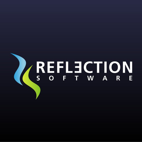 Reflection Software Logo Contest Design by Logosquare