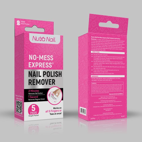 Nutra Nail Gel Remover Design by Rajith Shantha