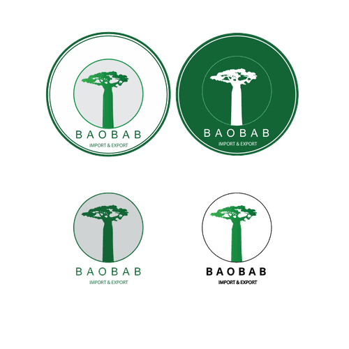 Create a distinctive, simple, memorable and enduring logo for Baobab