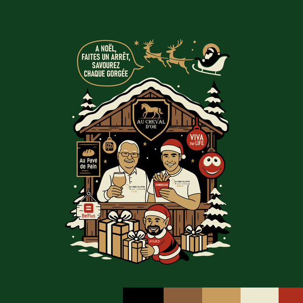 Christmas logo fun & energic