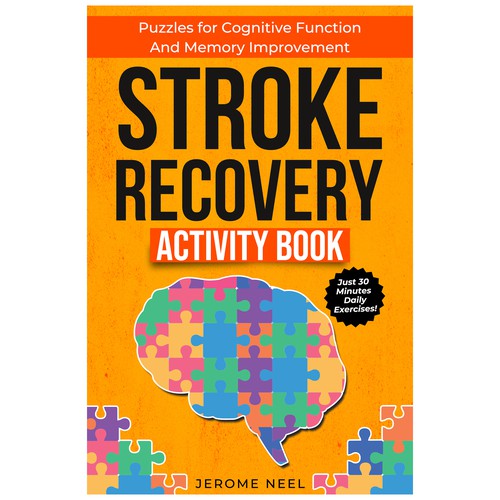 Design di Stroke recovery activity book: Puzzles for cognitive function and memory improvement di Imttoo