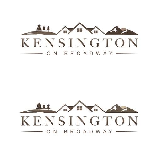 Logo for "Kensington on Broadway" - a Real Estate Development Project Diseño de 7scout7