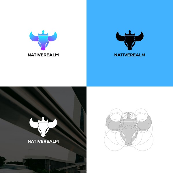 bull with golder ratio