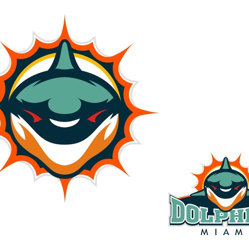 99designs community contest: Help the Miami Dolphins NFL team re-design its logo! Design réalisé par The Brandologist