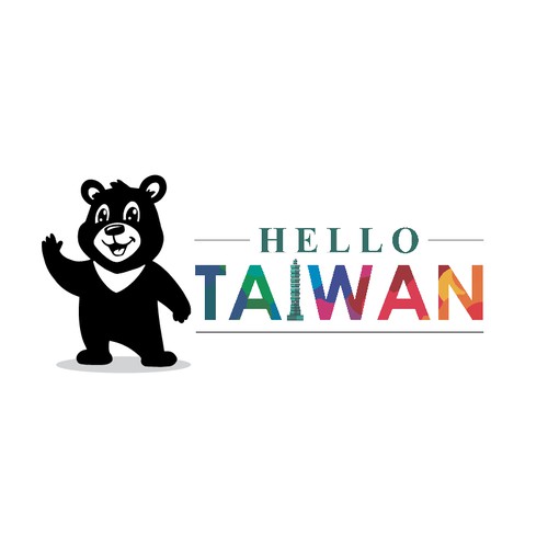 Hello Taiwan Black Bear Design by |Alex|