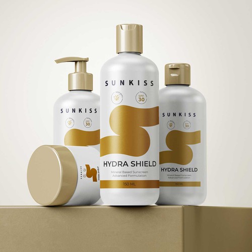 Luxury Sunscreen Label Design by Emdadul95