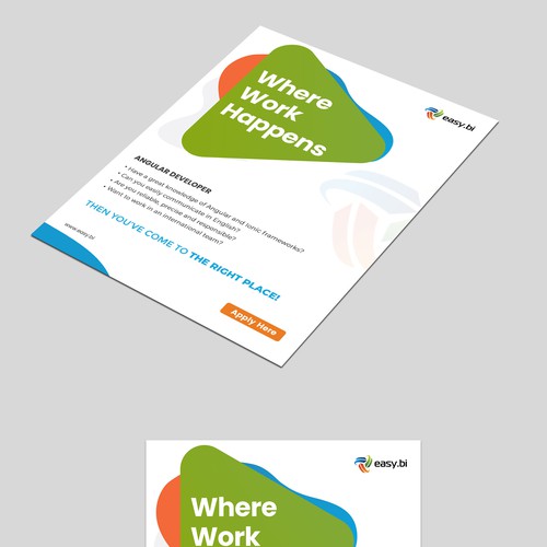 Advertisement template that engages Design by Creativedzine