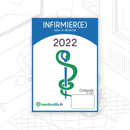  SC ® - Caducée Infirmière Libérale - Date