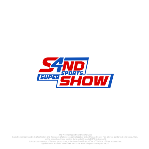 New Sand Sports Super Show Logo 2024 Design by javas_Tyo