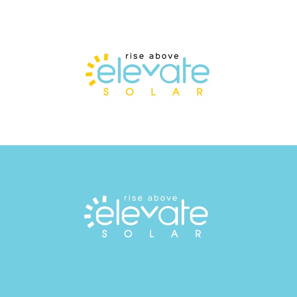 Design by Rach_Elyn titled "Elevate Solar Logo"