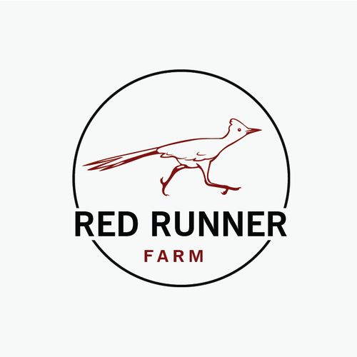 Create a roadrunner logo for Red Runner Farm Design by Parbati