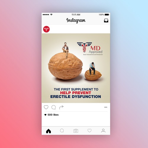 Instagram Ad for New Supplement Design by isuk