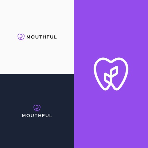 Strong, spunky yet clean logo for mouthful Design by theseventen