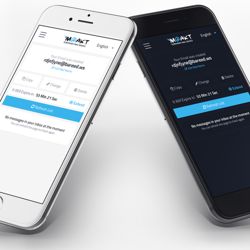 Design a mobile app for a temporary email service-ontwerp door BryanMaxim