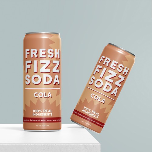 Fresh Fizz Soda Label Design by ceciliave