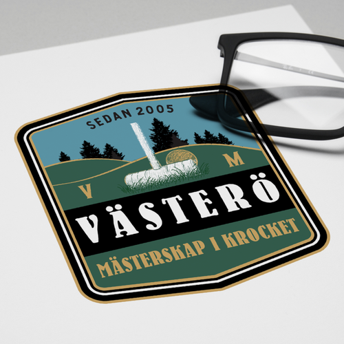 Legendary croquet tournament in Sweden. First logo ever. Looking for unique croquet vibe, creativity, and retro look! Design by DIMITAR LIASOVSKI