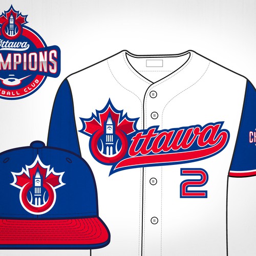 Ottawa Champions Baseball Club Logo Design réalisé par REDPIN