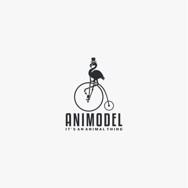 Design by honeybird titled "Fun LOGO for Animal Model Agency"