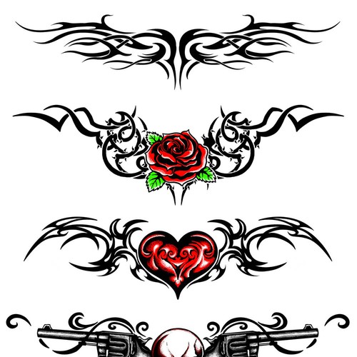 back tribal tattoos designs