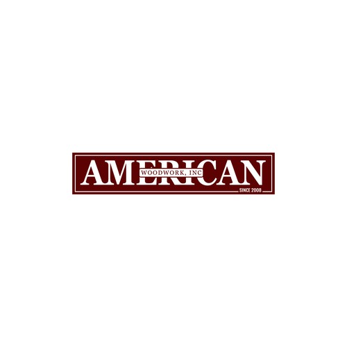 American Woodwork news a new logo Design by DesignWarrior13