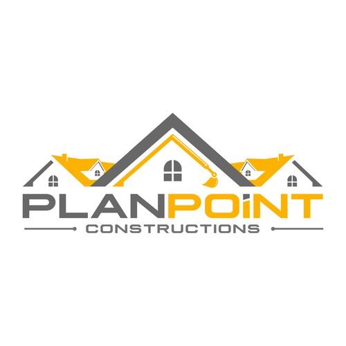 PlanPoint Construction Logo Needs A Remodel Design by Jazie