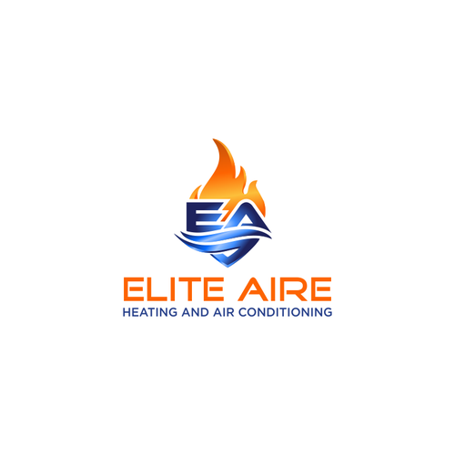 Diseño de Heating and air logo to appeal to high end residential customers  and commercial customers that shows the customer elite de fix era