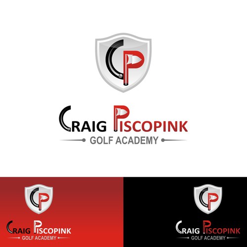 logo for Craig Piscopink Golf Academy or CP Golf Academy  Diseño de SeagulI