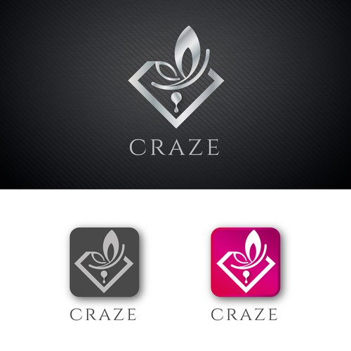 Sophisticated, luxury, edgy social shopping app icon/logo Design by imFlow☀️