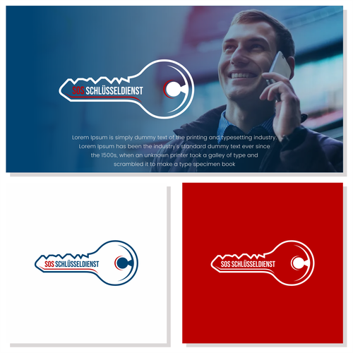 Nr.1 mobile locksmith in Frankfurt needs new serious and trustful LOGO Design Design by amarta_art®