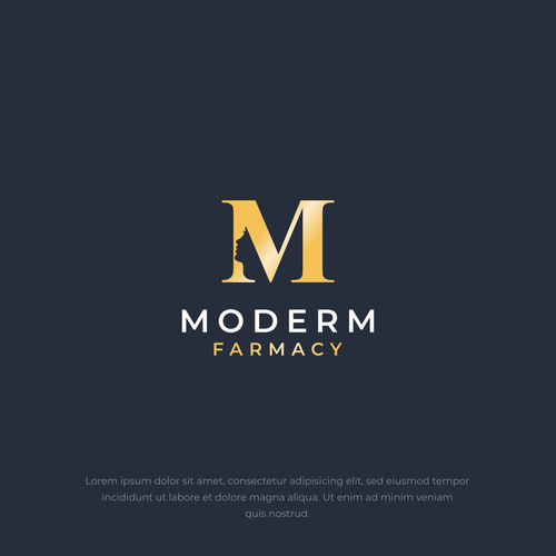 Modern skin care logo that combines science/medicine with nature Design by Fano Design