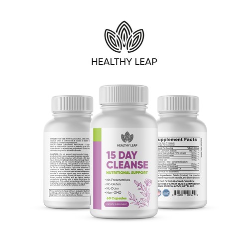 Design Supplement Label for Diet and Nutrition Brand Design by creationMB