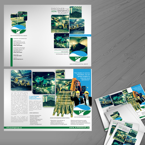 Design Sales brochure for a facility management firm por PA Design Studio