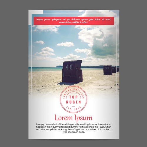 Proposta di design per un contest della categoria Cartolina, volantino o stampa realizzata da Y&B