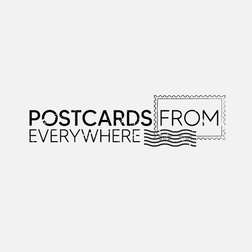 Postcards from Everywhere Logo Design by Taslima Karim