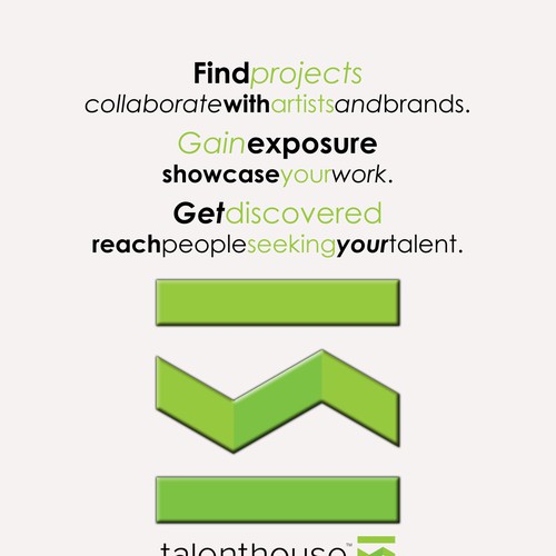 Designers: Get Creative! Flyer for Talenthouse... Design by emvalibe