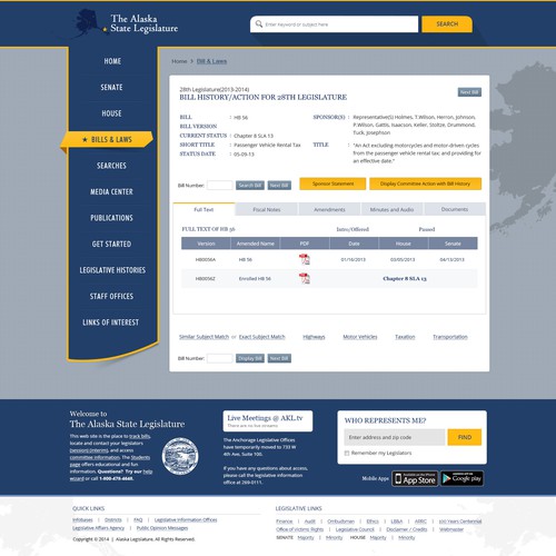 Redesign the Alaska Legislature's Website! Design por Smashing Boys