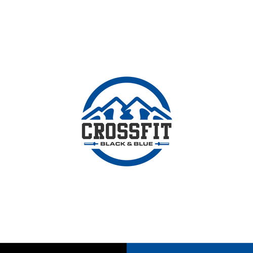 CrossFit Black & Blue -logo design Design by sriredjeki