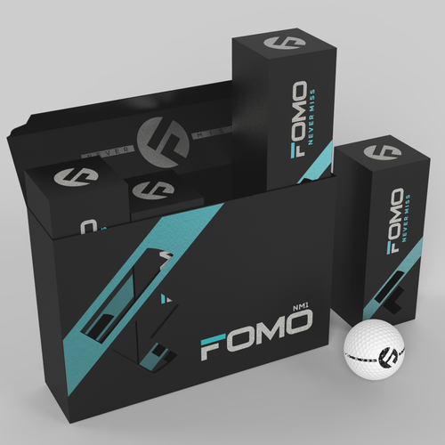 Design Design Golf Ball Packaging- Outer Box and Inner Sleeve Box di KS BOY